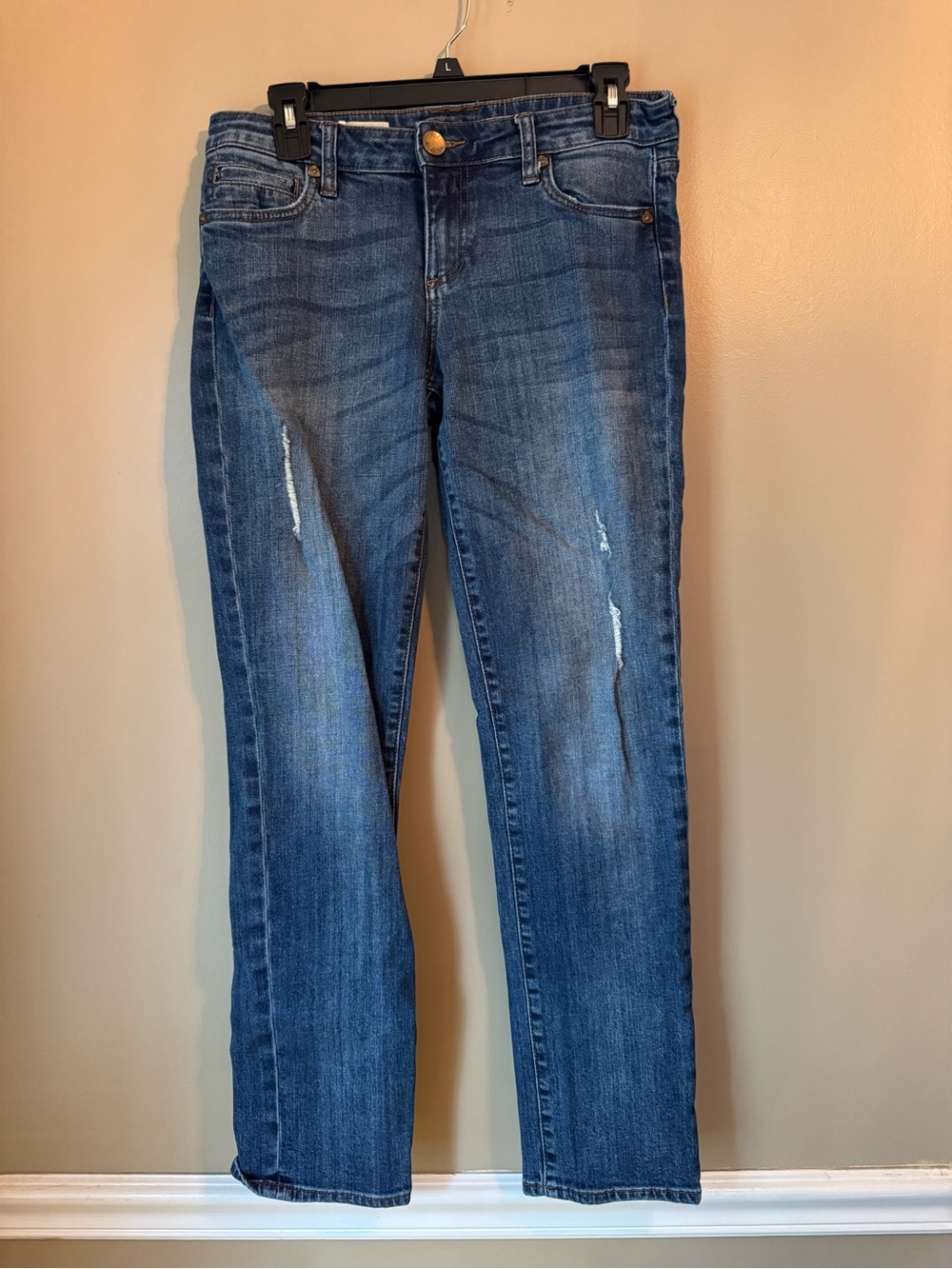 Kut from the Kloth Dark Blue Straight Leg Jeans